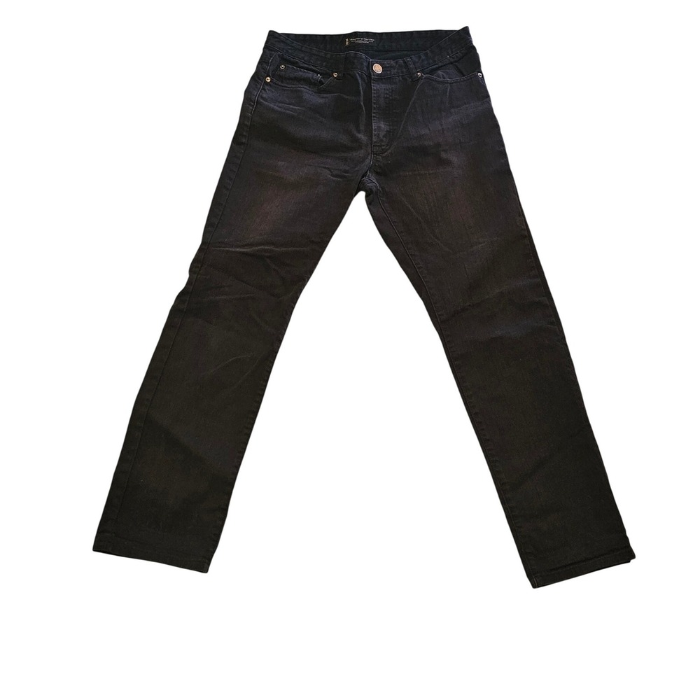 Combatant Gentlemen Mens Slim Fit‎ Jeans 34x32 Indigo Black Denim Stretch